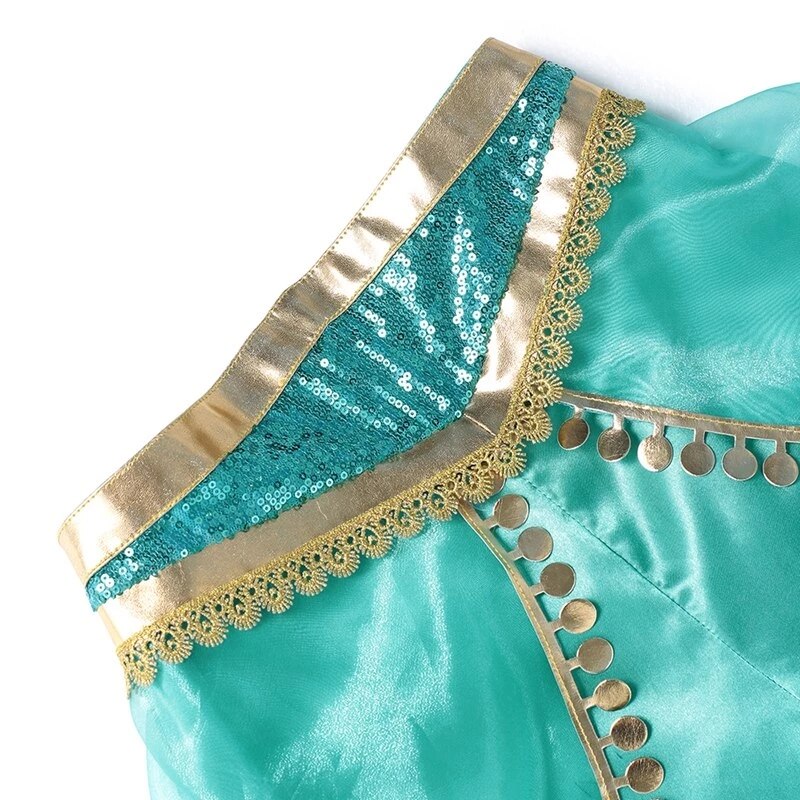 Disney Girl Princess Jasmine Dresses Halloween/Birthday Party