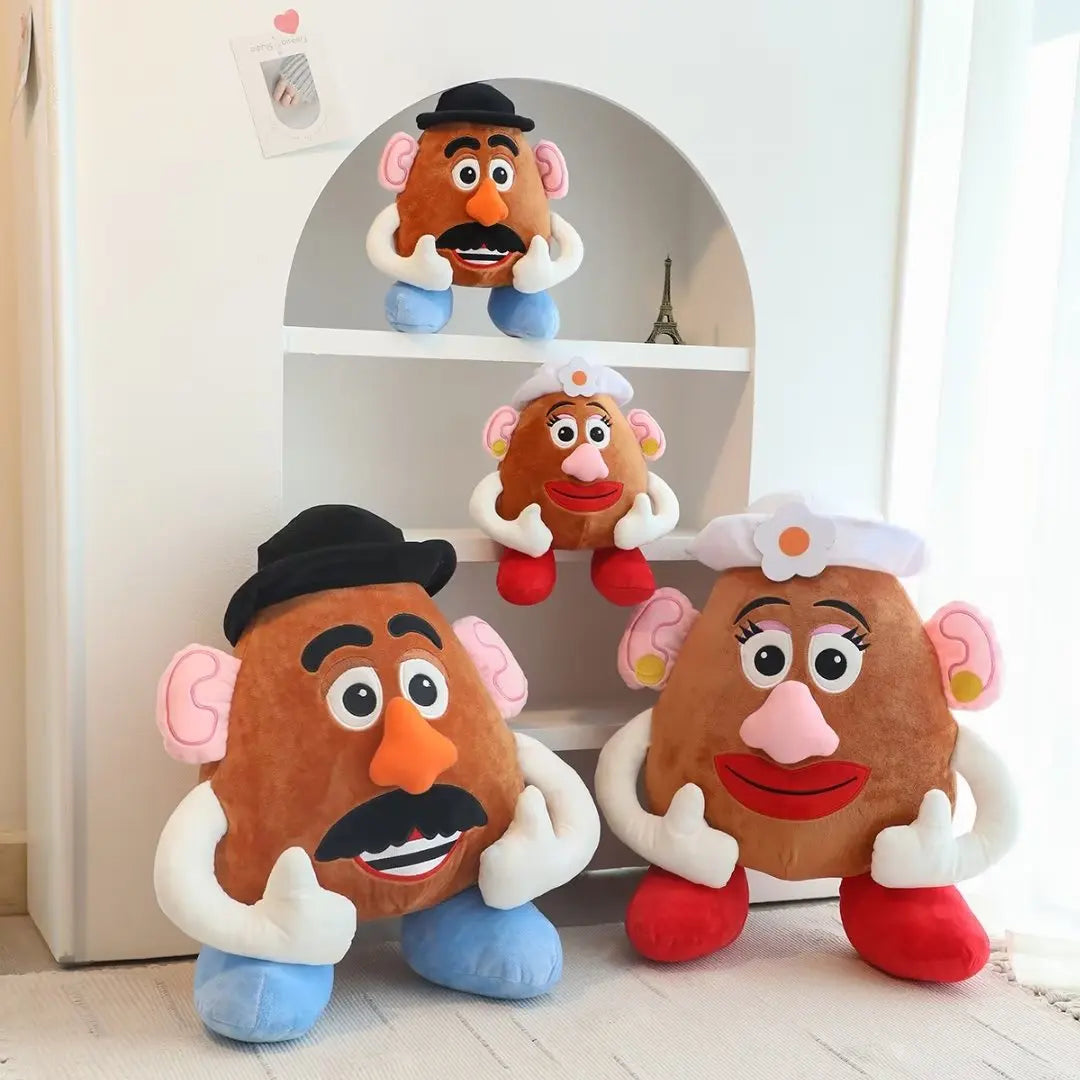 Cute Mr And Mrs Potato Head Plush Toy Lovely Stuffed Toy Story Anime Plushies Sleeping Doll Pillow Blanket Nap Xmas Gifts Girl