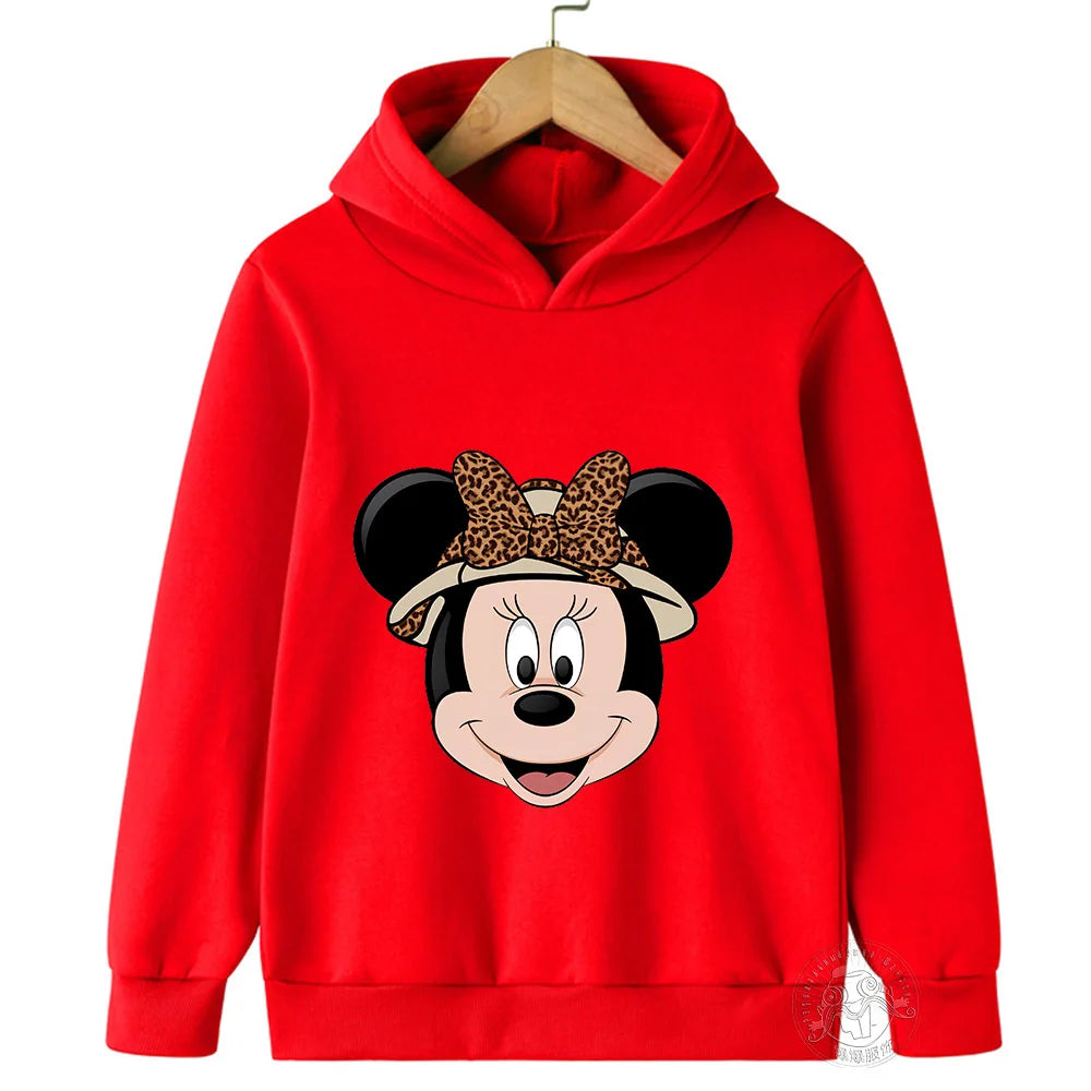 Hoodie Children's hoodie Cartoon printed  Minnie Mickey Spring fall children's sportswear Boys girls children's clothing