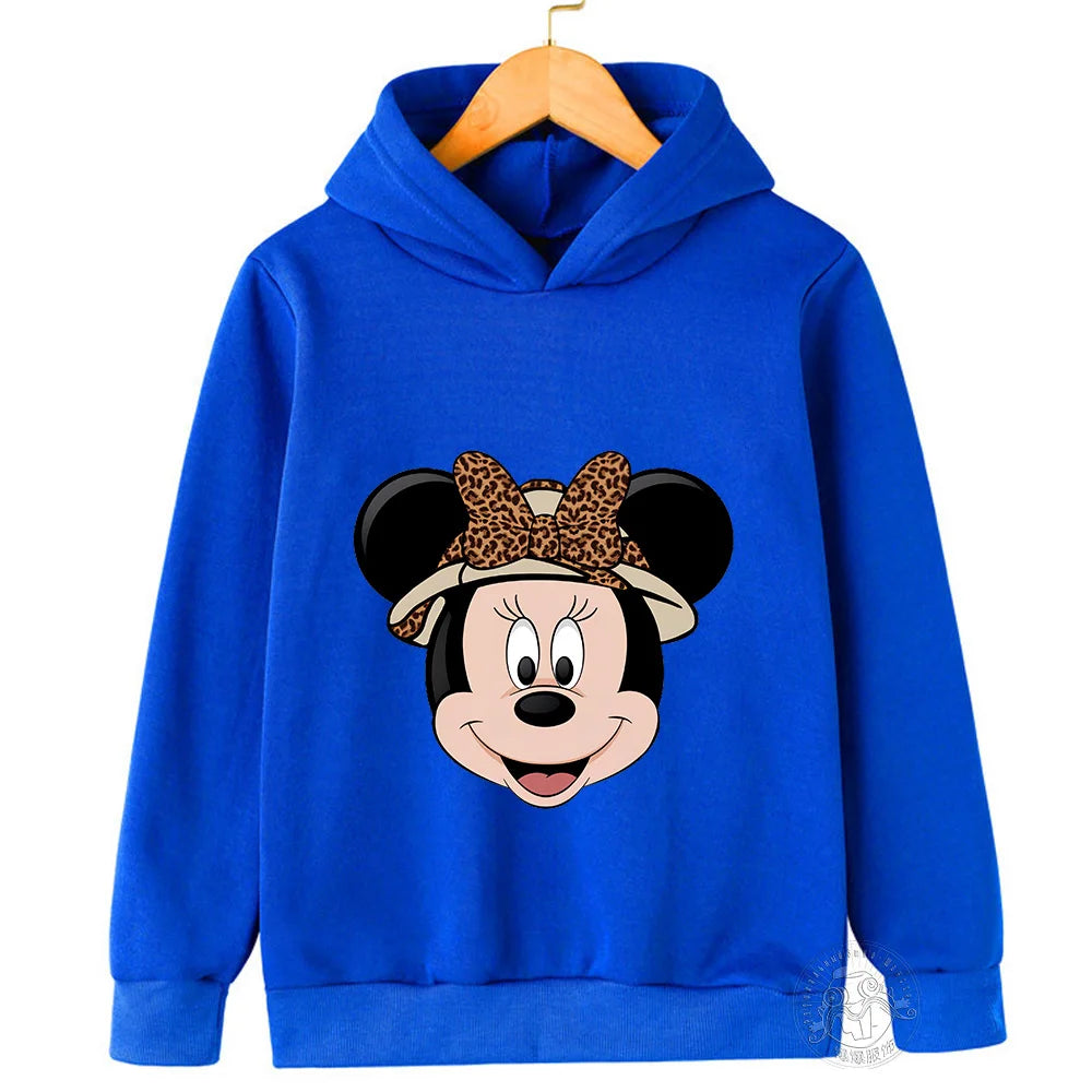 Hoodie Children's hoodie Cartoon printed  Minnie Mickey Spring fall children's sportswear Boys girls children's clothing