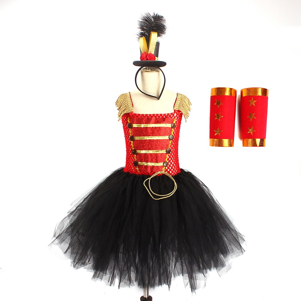 Kids Halloween Pirates of the Caribbean Cosplay Costume Tutu Dress