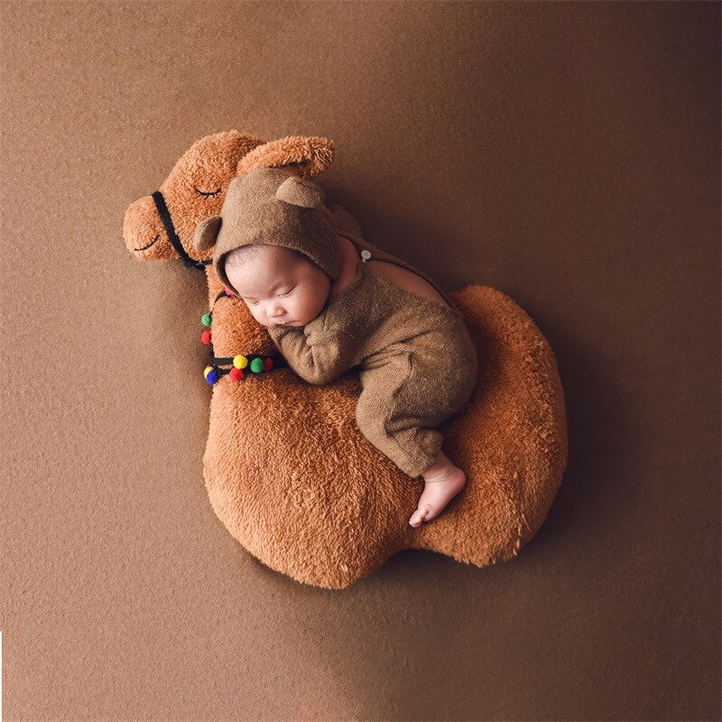 Newborn Photography Props Plush Animal Bunny Doll Posing Pillow