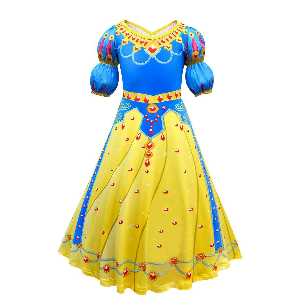 Disney Snow White Princess Dress for Halloween/Birthday Party