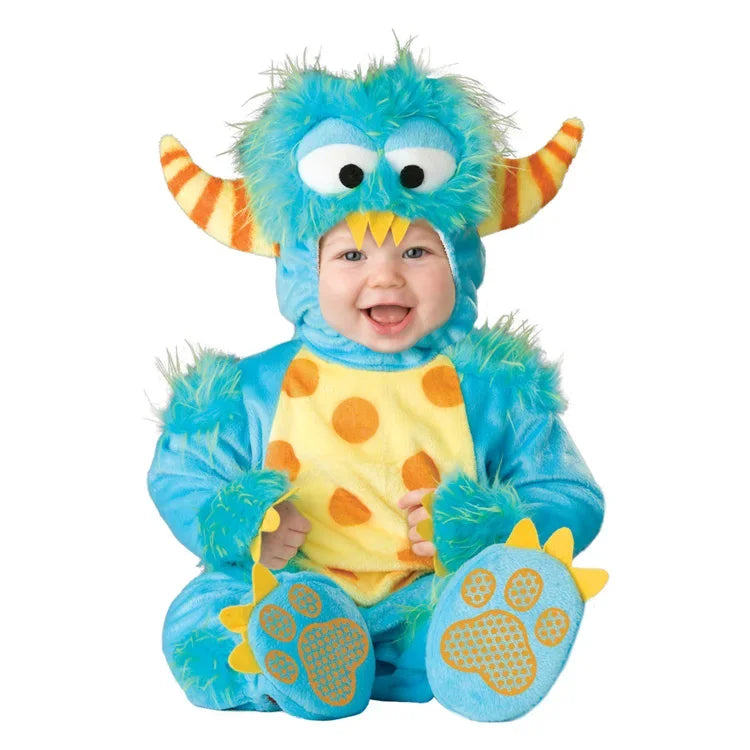 Animal Carnival Purim Halloween Outfits Baby Boys Girls Costume Tiger Animal Cosplay Rompers Jumpsuit Toddlers Infant Clothes