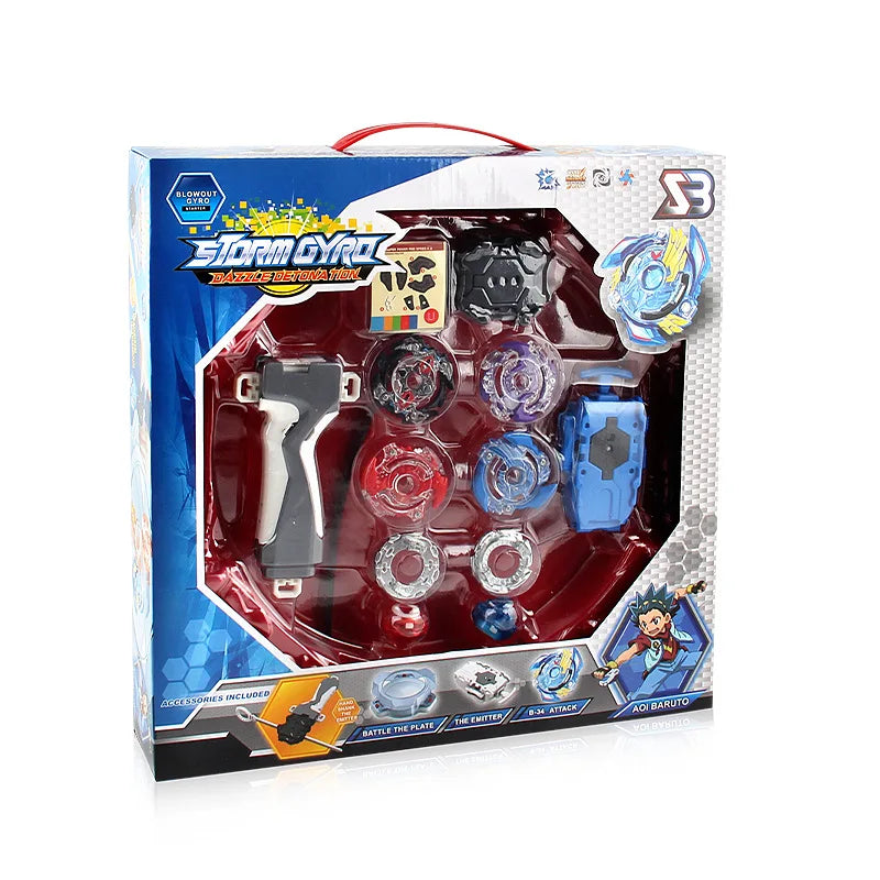 4-in-1 Burst Alloy Combat Beyblade Set Beyblades Burst B807 Launcher and Beyblades arena Beyblade Set Children's Toy Boy Gift