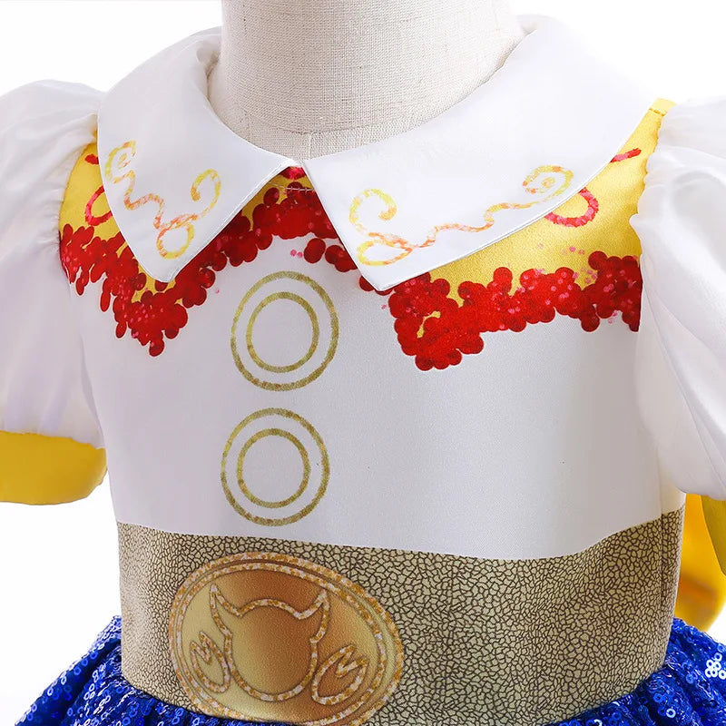 Toy Costume Story Infant Christmas Jessie Dress New Year Girls Tutu Dress 1 2 3 4 5 6 Years Old Baby Girl Birthday Party Dress