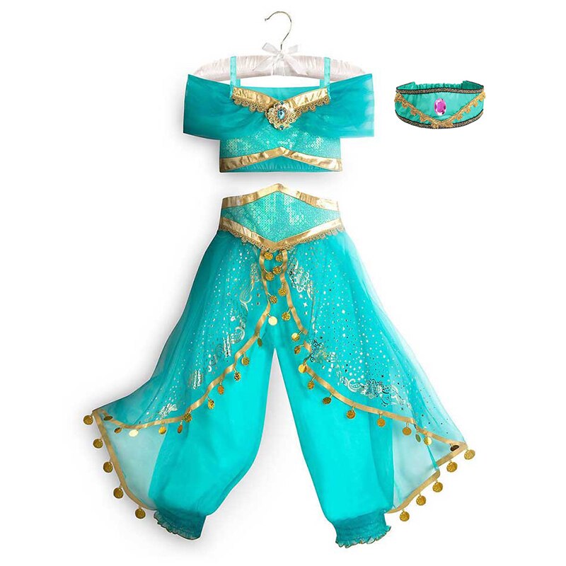 Disney Princess Dresses Anna Elsa Cosplay Clothing Dress Up Fancy Clothes 2-10Yrs