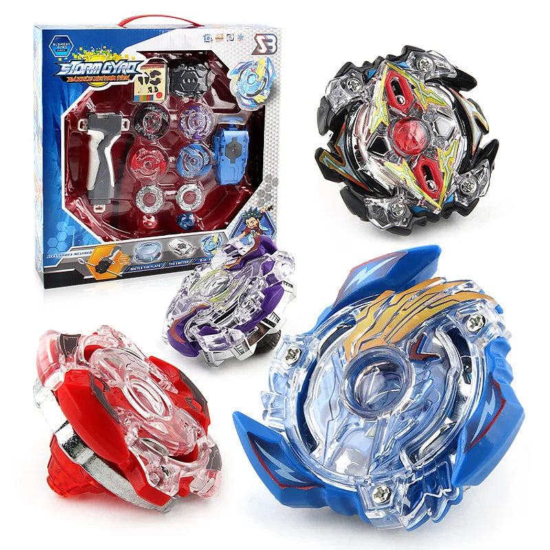 4-in-1 Burst Alloy Combat Beyblade Set Beyblades Burst B807 Launcher and Beyblades arena Beyblade Set Children's Toy Boy Gift