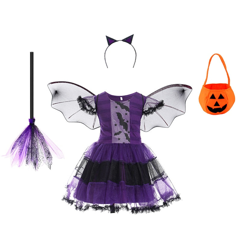 Halloween Disguised Baby Girl Pumpkin Dress