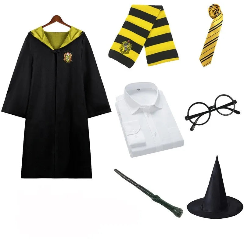 Harries Cosplay Costume Anime Magic Academy Clothing Role Playing Magic Cape For Adult Children Halloween Outfits Christmas Gift