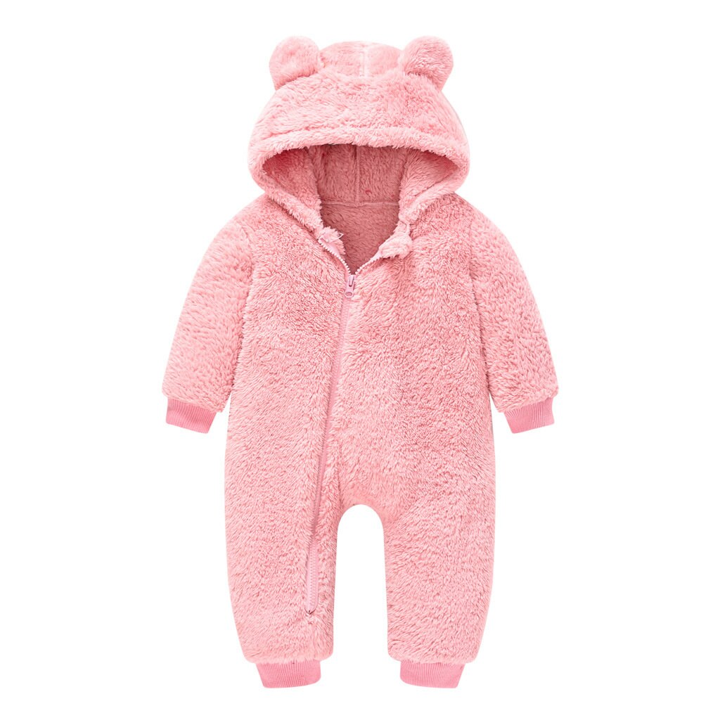 Newborn Plush Bear Onesies Baby Rompers