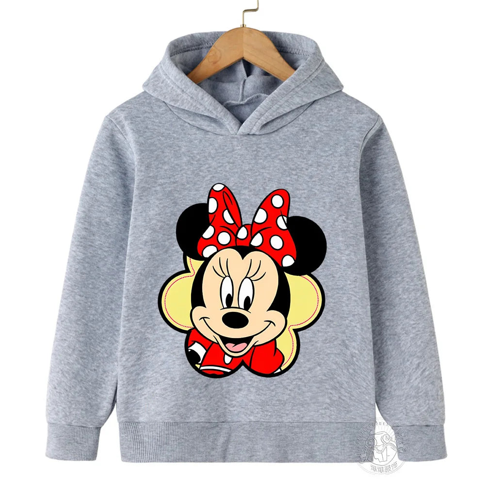 Hoodie Children's hoodie Cartoon printed  Minnie Mickey Spring fall children's sportswear Boys girls children's clothing