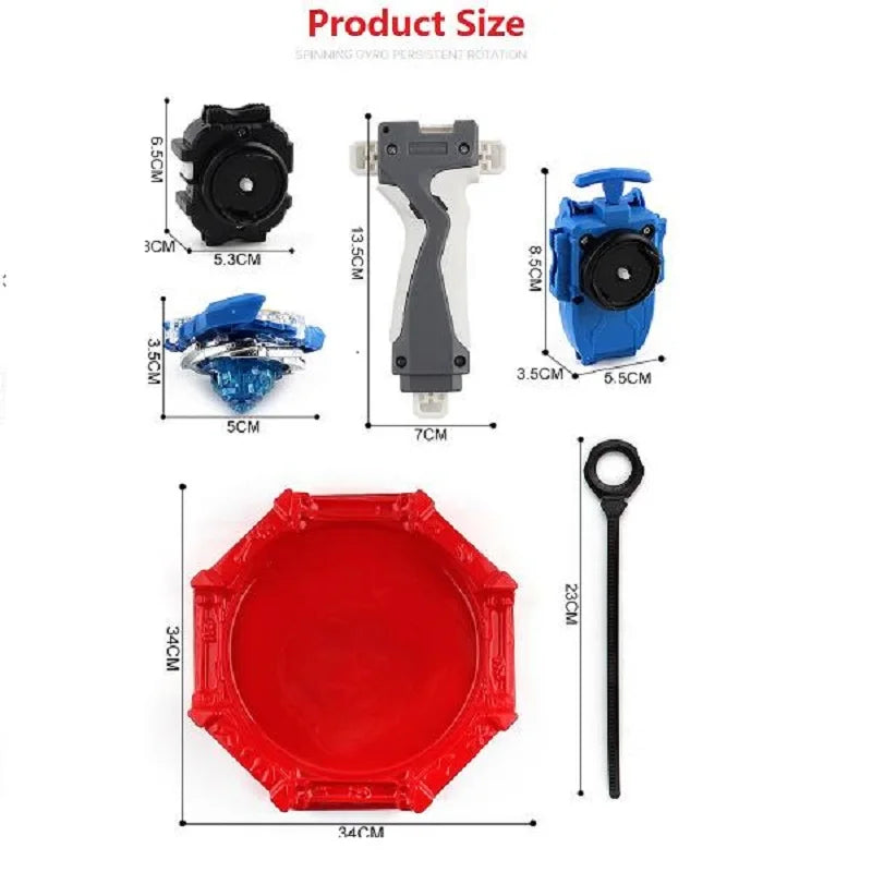 4-in-1 Burst Alloy Combat Beyblade Set Beyblades Burst B807 Launcher and Beyblades arena Beyblade Set Children's Toy Boy Gift