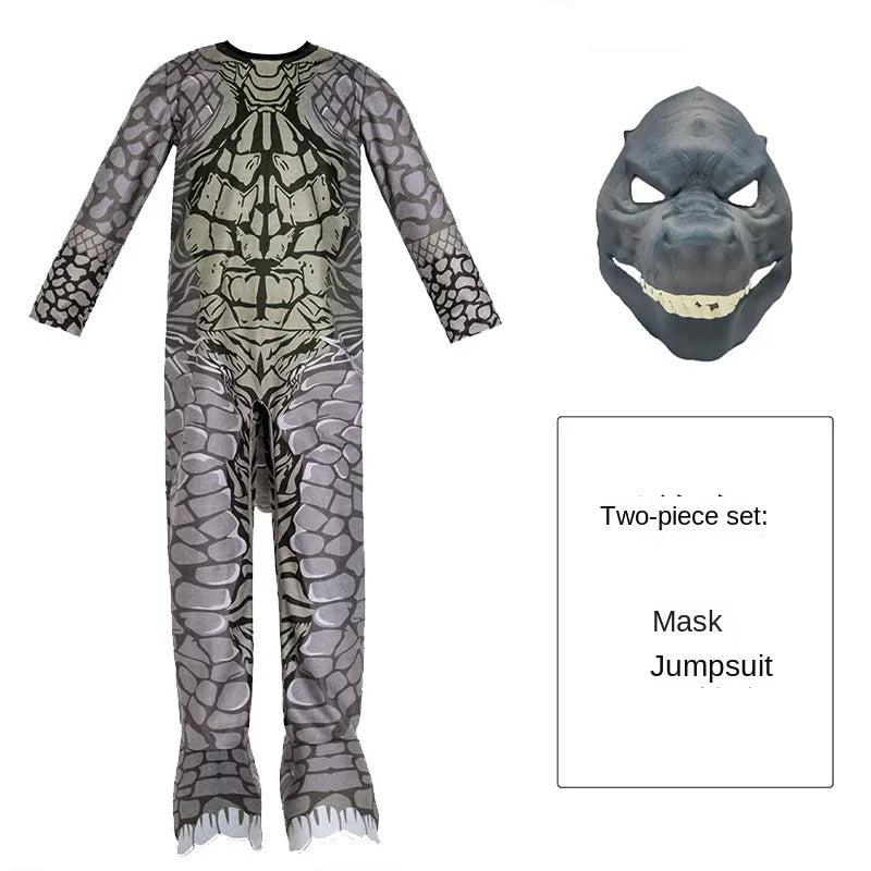 Godzilla Cosplay Costume for Kids - Stage Performance Outfit with Character Bodysuit Cosplay Costumes