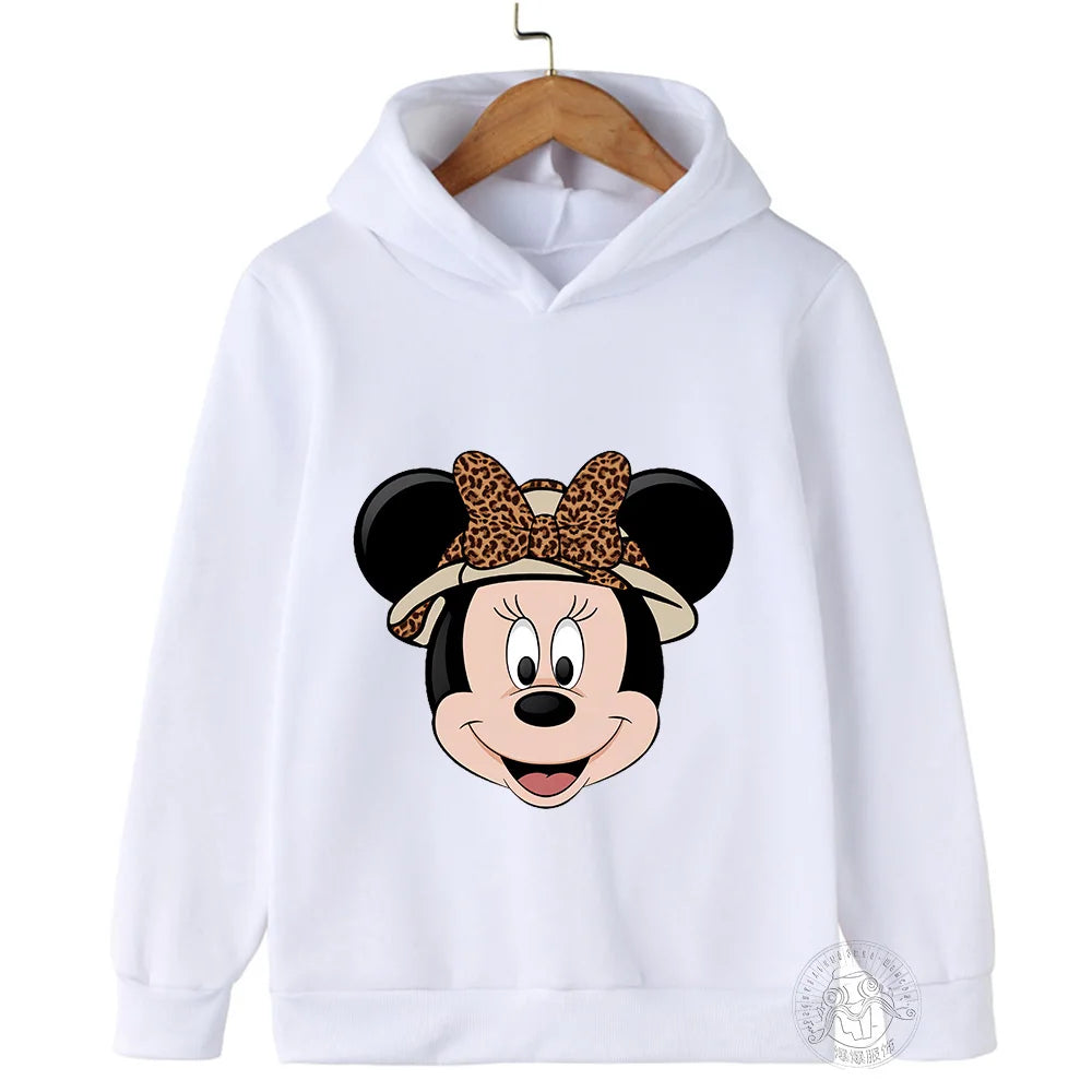 Hoodie Children's hoodie Cartoon printed  Minnie Mickey Spring fall children's sportswear Boys girls children's clothing