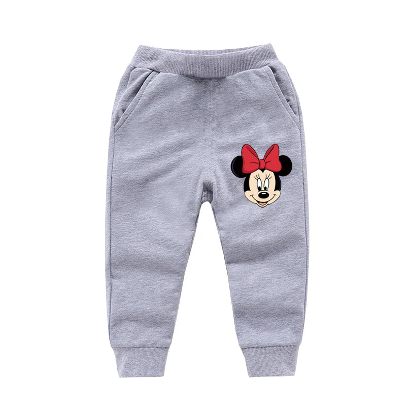 1-8 Years Kids Cartoon Hoodies Spring Boys Girls Minnie Mickey Sweatshirts Children Disney Casual Hooded Tops Infant Clothes