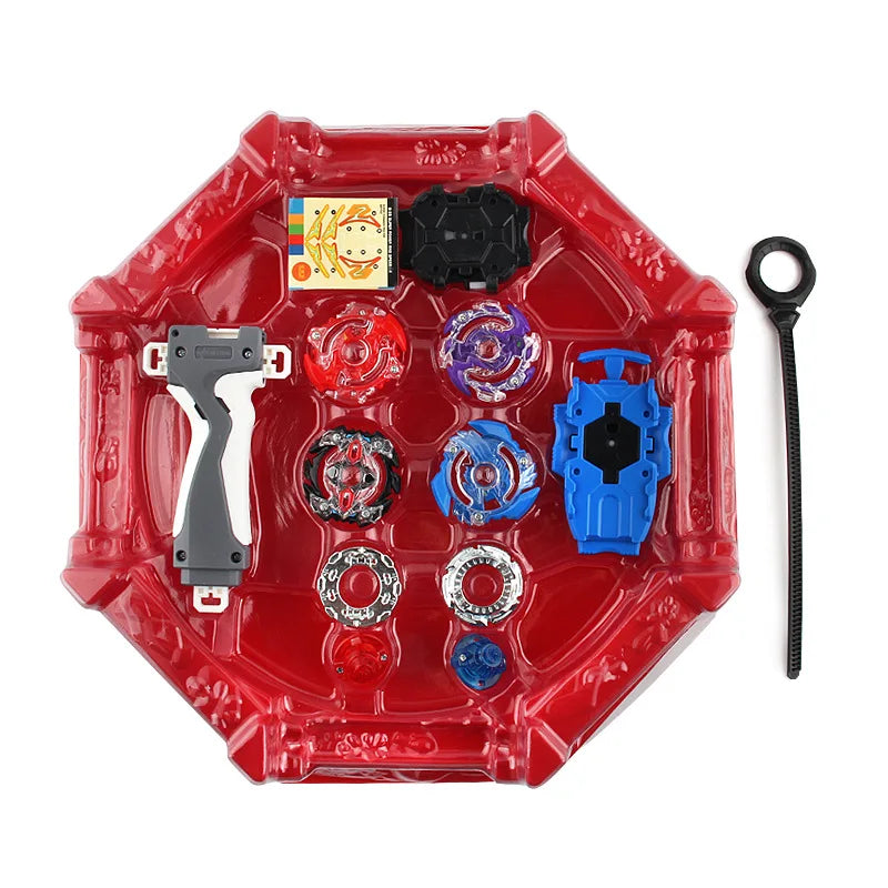 4-in-1 Burst Alloy Combat Beyblade Set Beyblades Burst B807 Launcher and Beyblades arena Beyblade Set Children's Toy Boy Gift