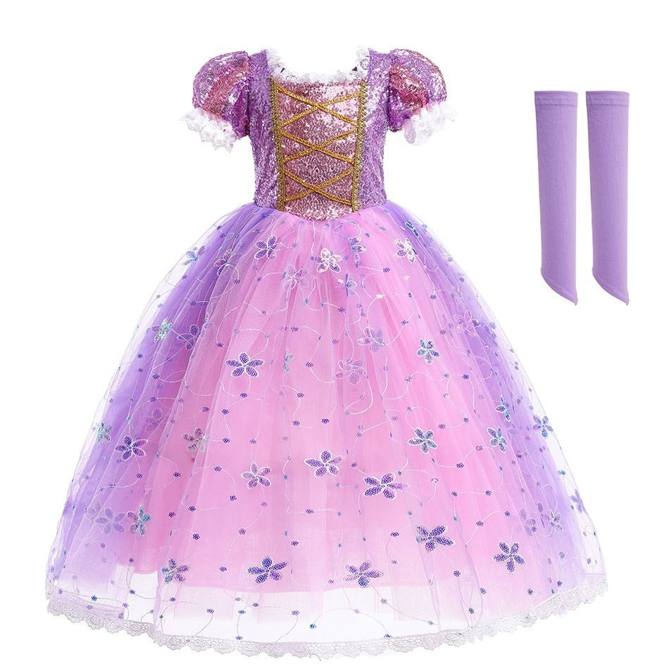 Girls Princess Costume Kids Encanto Mirabel Isabela Photography Outfit for Children Cosplay Carnival Party