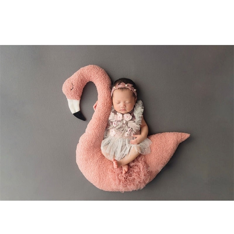 Newborn Photography Props Plush Animal Bunny Doll Posing Pillow