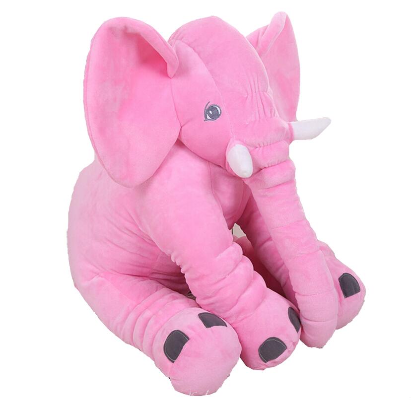 Elephant Plush Pillow Stuffed Toy for Baby Comfort Sleeping – Kidz