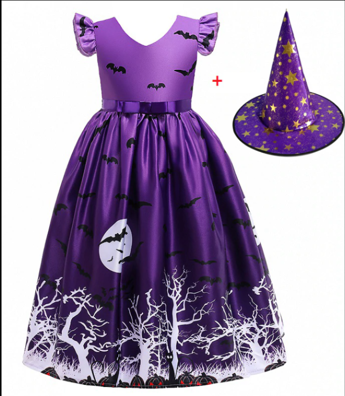 Halloween Princess Dress with Hat