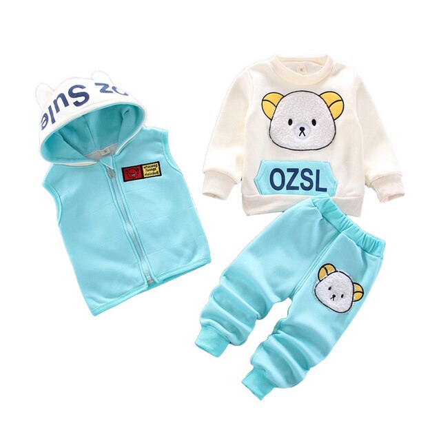 Baby Toddler Winter Clothing Set 4Pcs Outfits