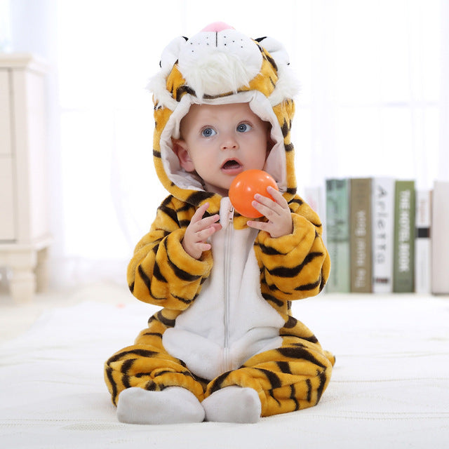 Cute Animal Cartoon Baby Onesie Costume