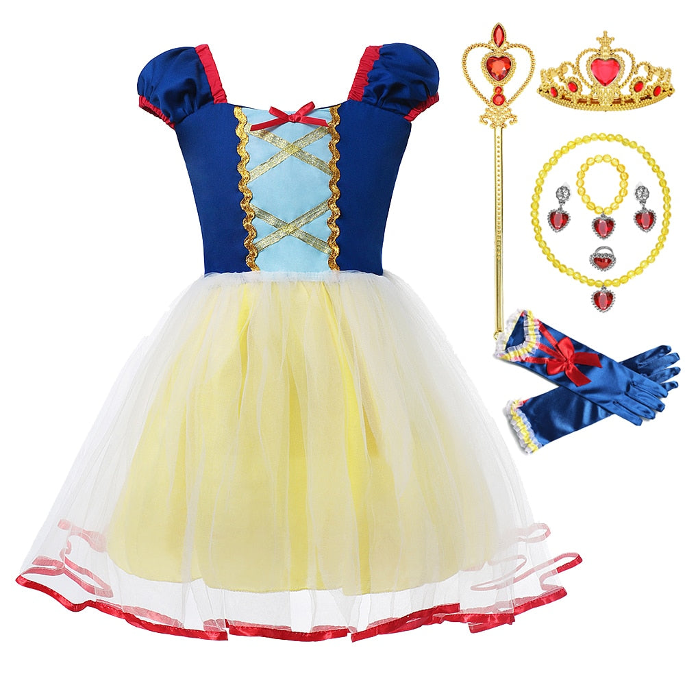 Snow White Princess Cosplay Costume with accessories