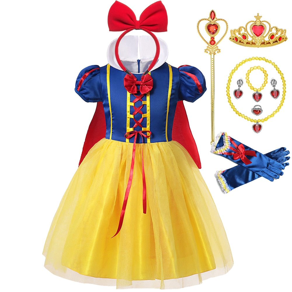 Snow White Princess Cosplay Costume with accessories