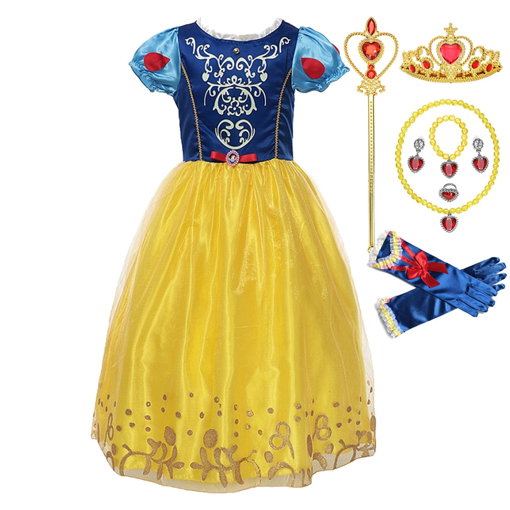 Snow White Princess Cosplay Costume with accessories