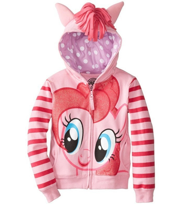 Unicorn Pony Kids Girl Outerwear Hoodie