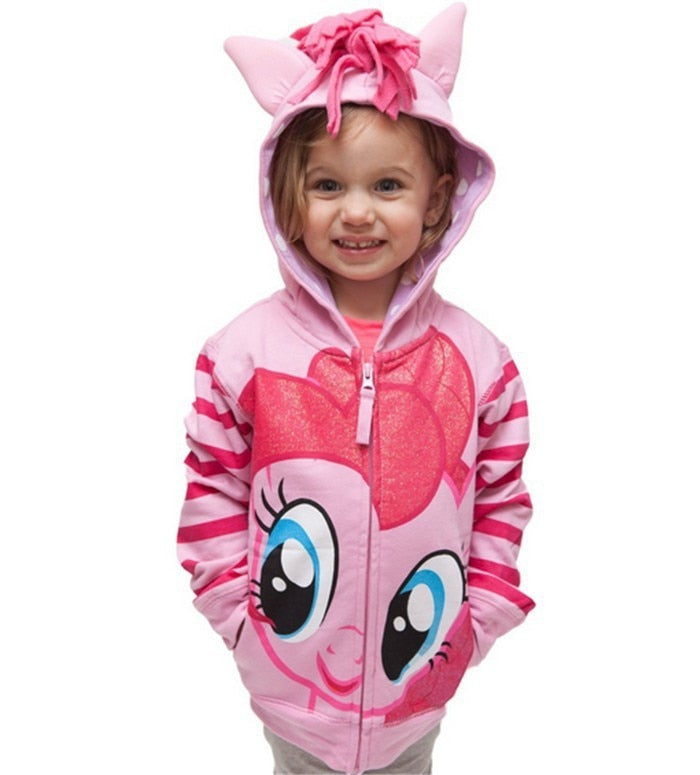 Unicorn Pony Kids Girl Outerwear Hoodie