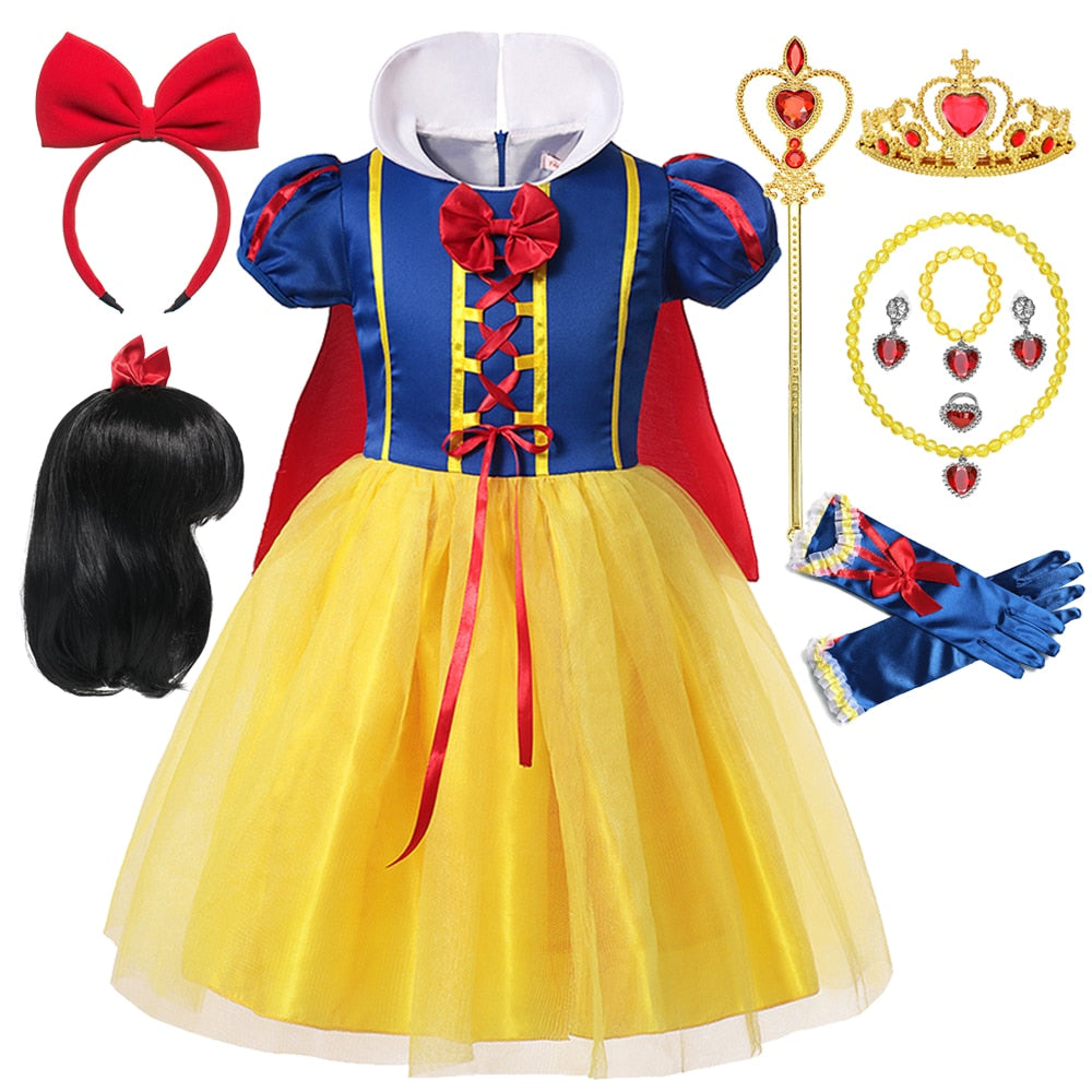 Snow White Princess Cosplay Costume with accessories