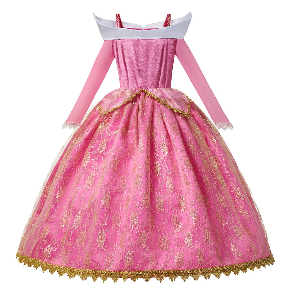 Sleeping Beauty Princess Aurora Party Dress for Girls