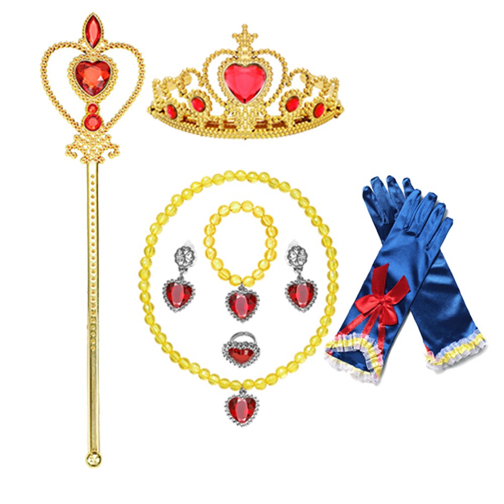 Snow White Princess Cosplay Costume with accessories