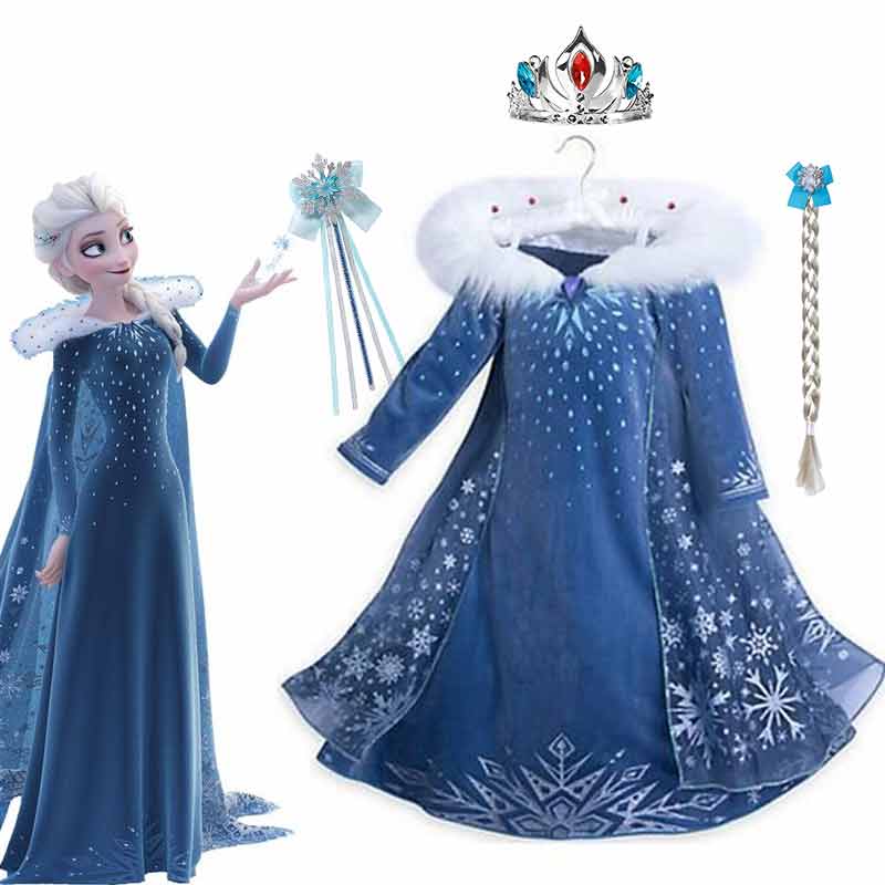 Abito carnevale Disney Elsa Frozen