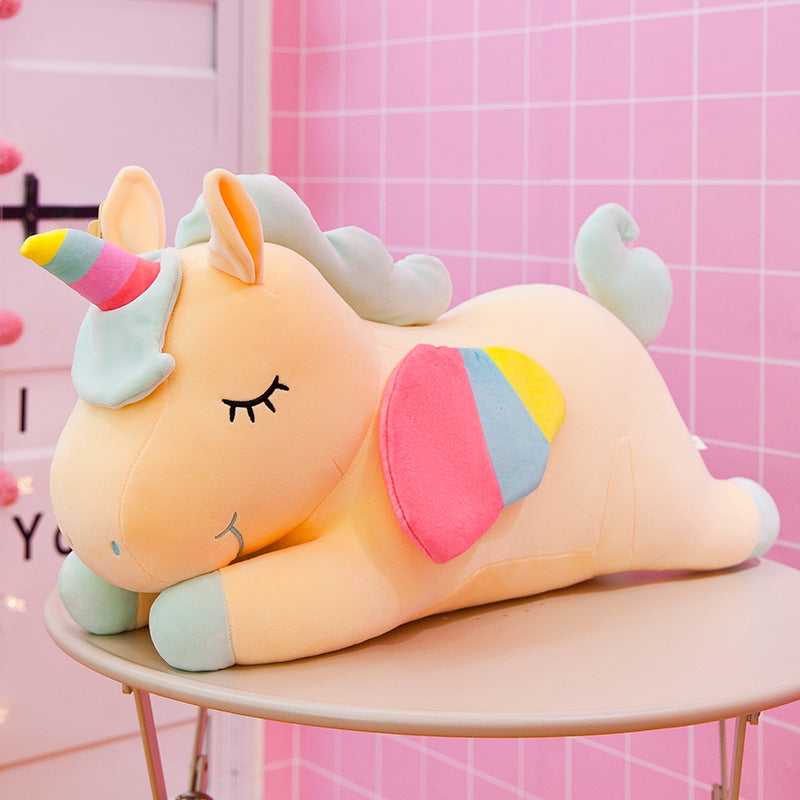 Unicorn stuffed outlet animal pillow