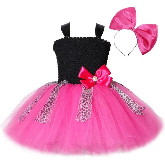 Lol Girls Tutu Dress with Bow HeadBand