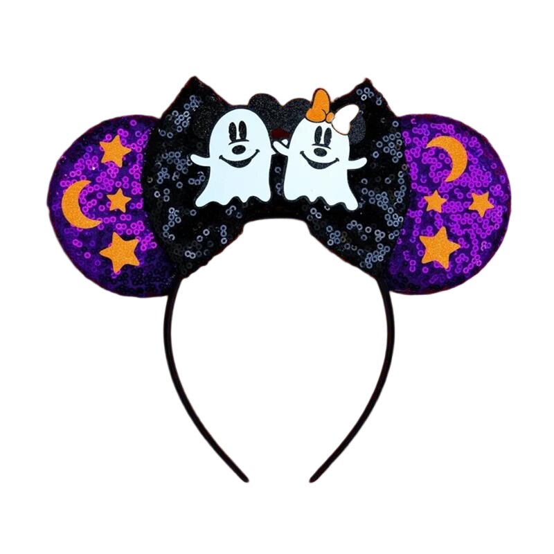 Disney Christmas Hair Accessories for Girl Minnie Mouse Ears Headbands