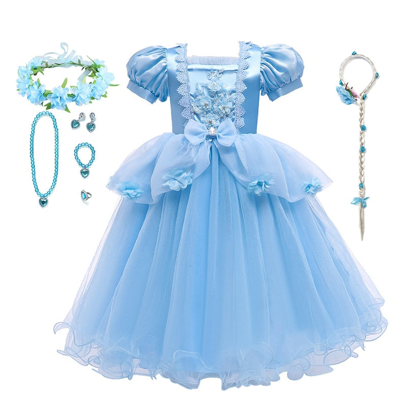 Disney Princess Cinderella Cosplay Butterfly Mesh Costume