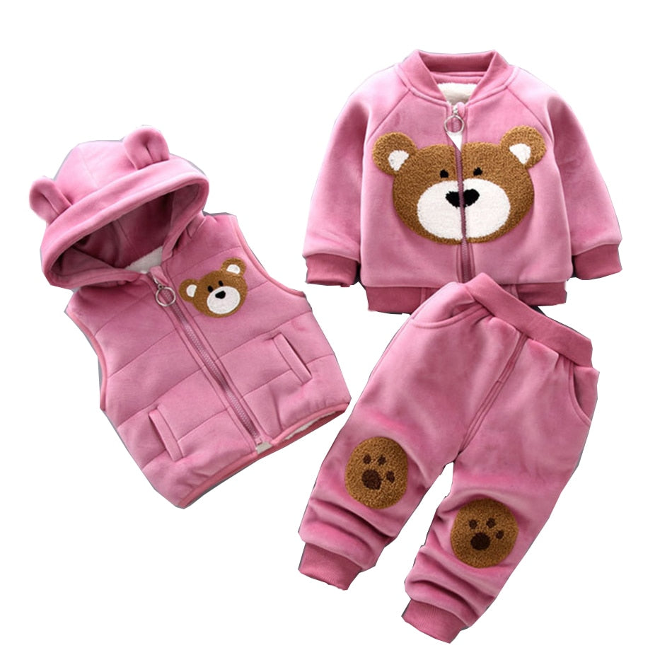 Baby Toddler Winter Clothing Set 4Pcs Outfits