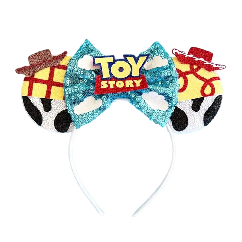 Disney Christmas Hair Accessories for Girl Minnie Mouse Ears Headbands