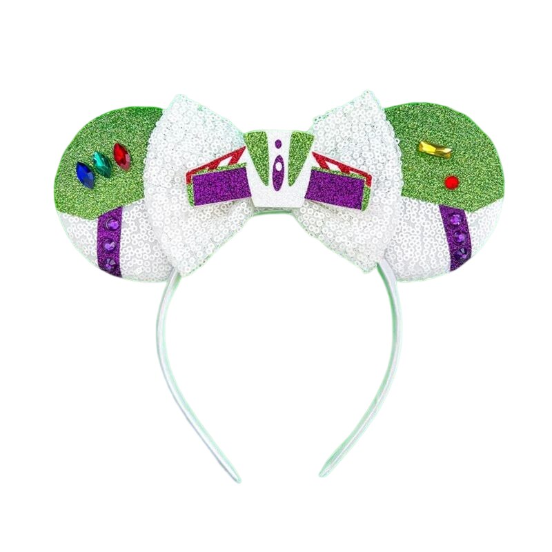 Disney Christmas Hair Accessories for Girl Minnie Mouse Ears Headbands