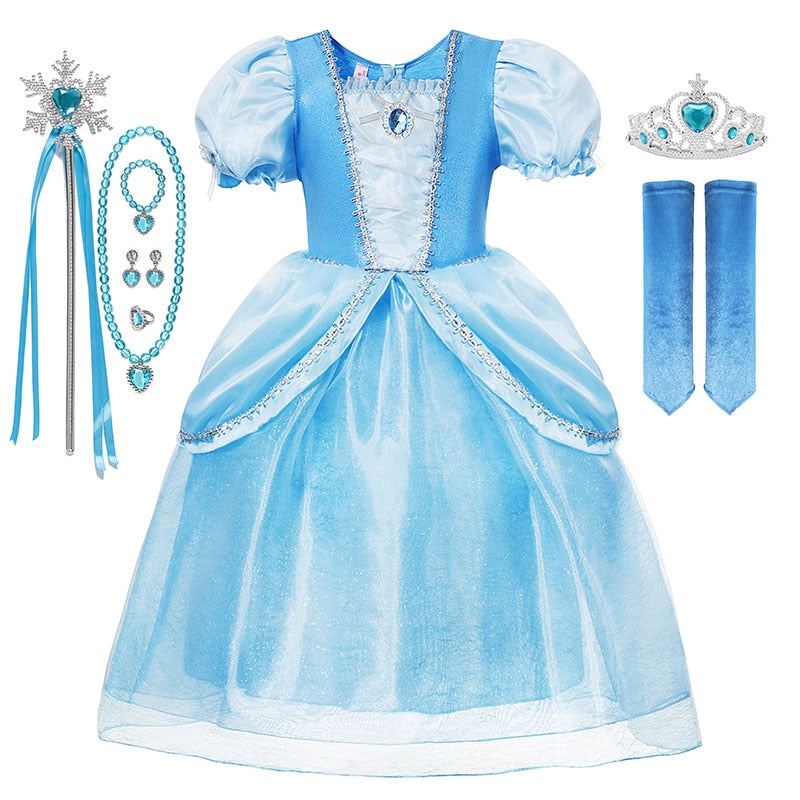 Disney Princess Cinderella Cosplay Butterfly Mesh Costume