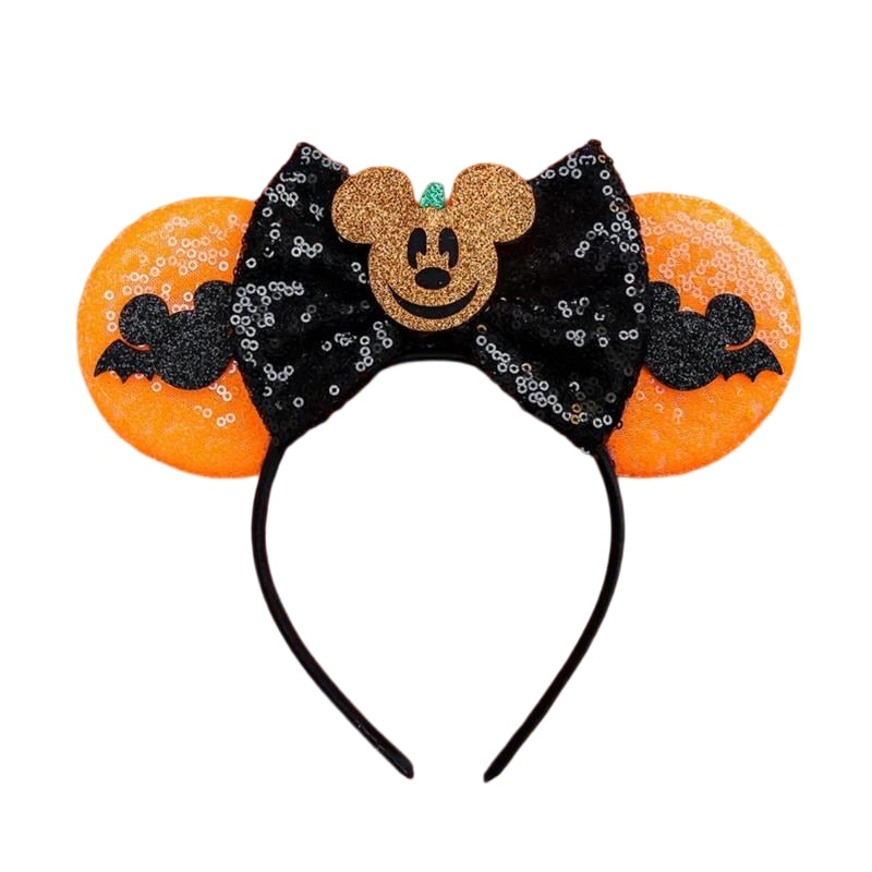 Disney Christmas Hair Accessories for Girl Minnie Mouse Ears Headbands