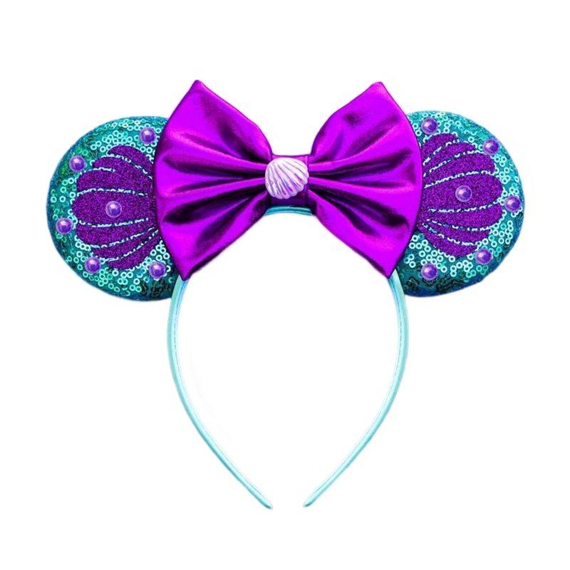 Disney Christmas Hair Accessories for Girl Minnie Mouse Ears Headbands