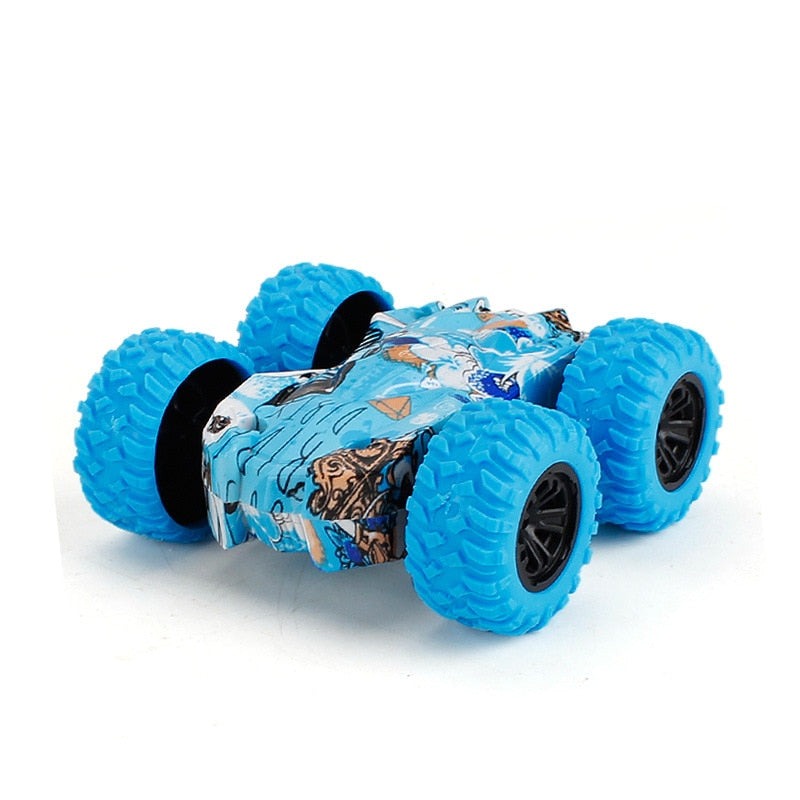 Fun Double-Side Mini Vehicle Kids Boy Toy Car