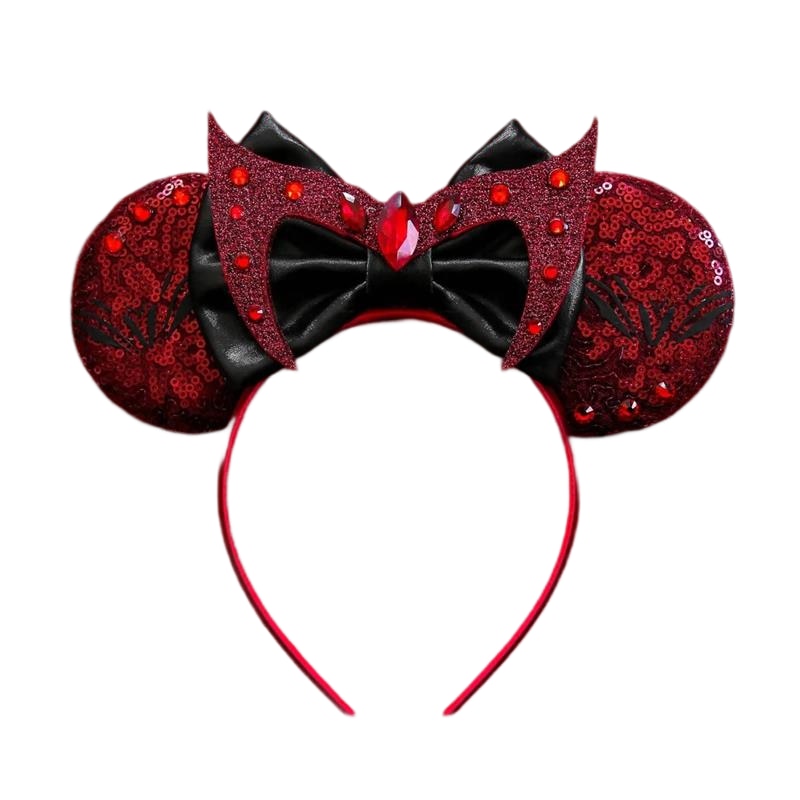 Disney Christmas Hair Accessories for Girl Minnie Mouse Ears Headbands