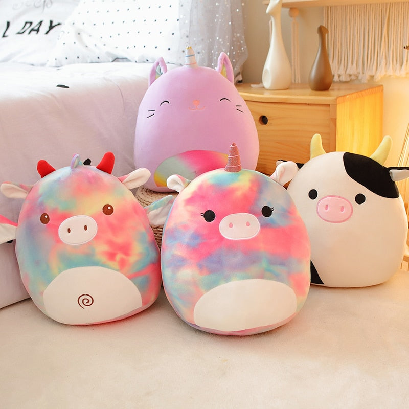 Soft Squishmallows fat animals plush toys