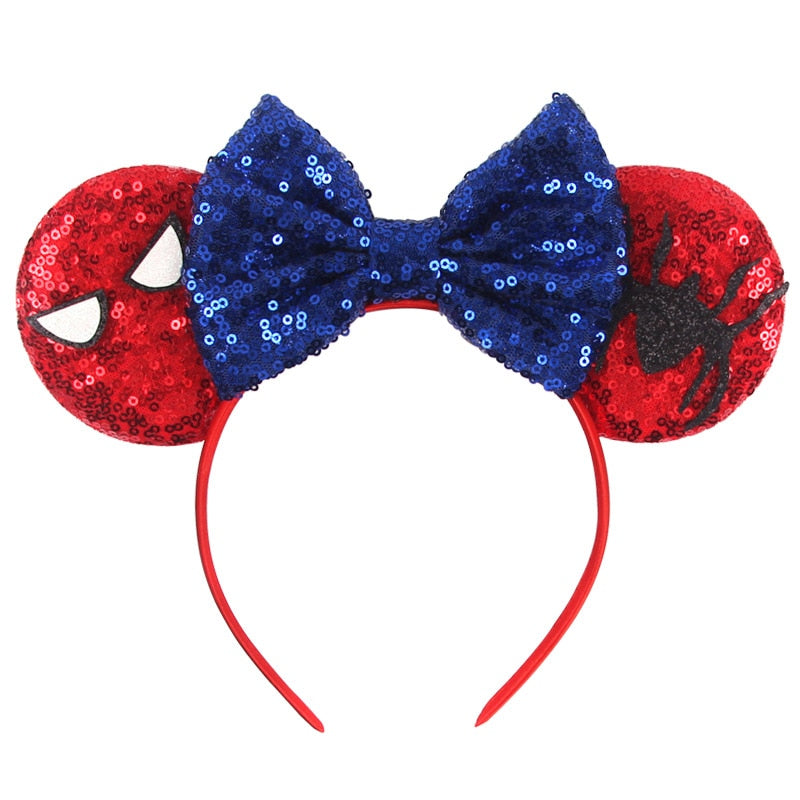 Disney Christmas Hair Accessories for Girl Minnie Mouse Ears Headbands